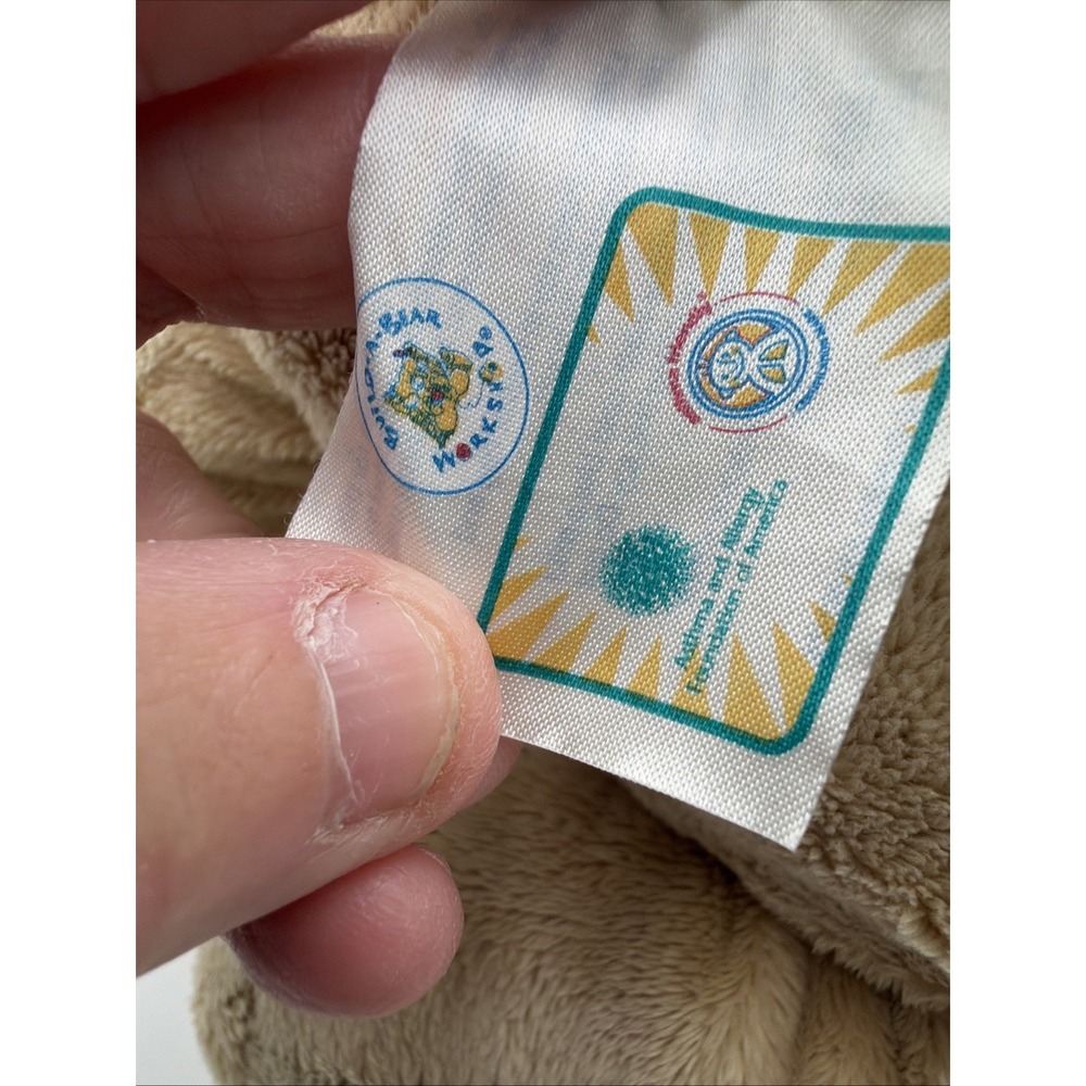 Build A Bear Velvet Hugs Tan Teddy Bear Plush Stuffed Animal Toy Asthma Friendly - Picture 10 of 12
